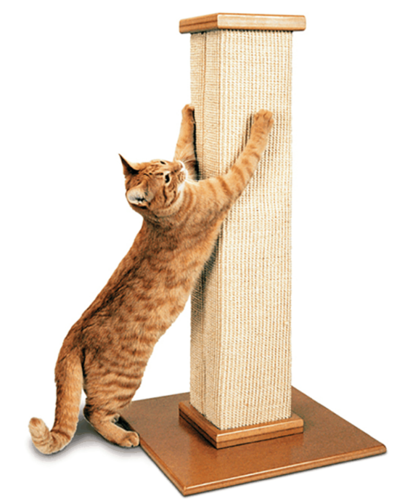 Modern cat scratching post: The Ultimate Scratching Post by SmartCat