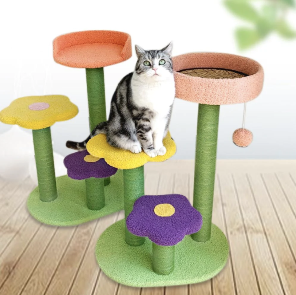 The Flower Garden Cat Trees from Pettish